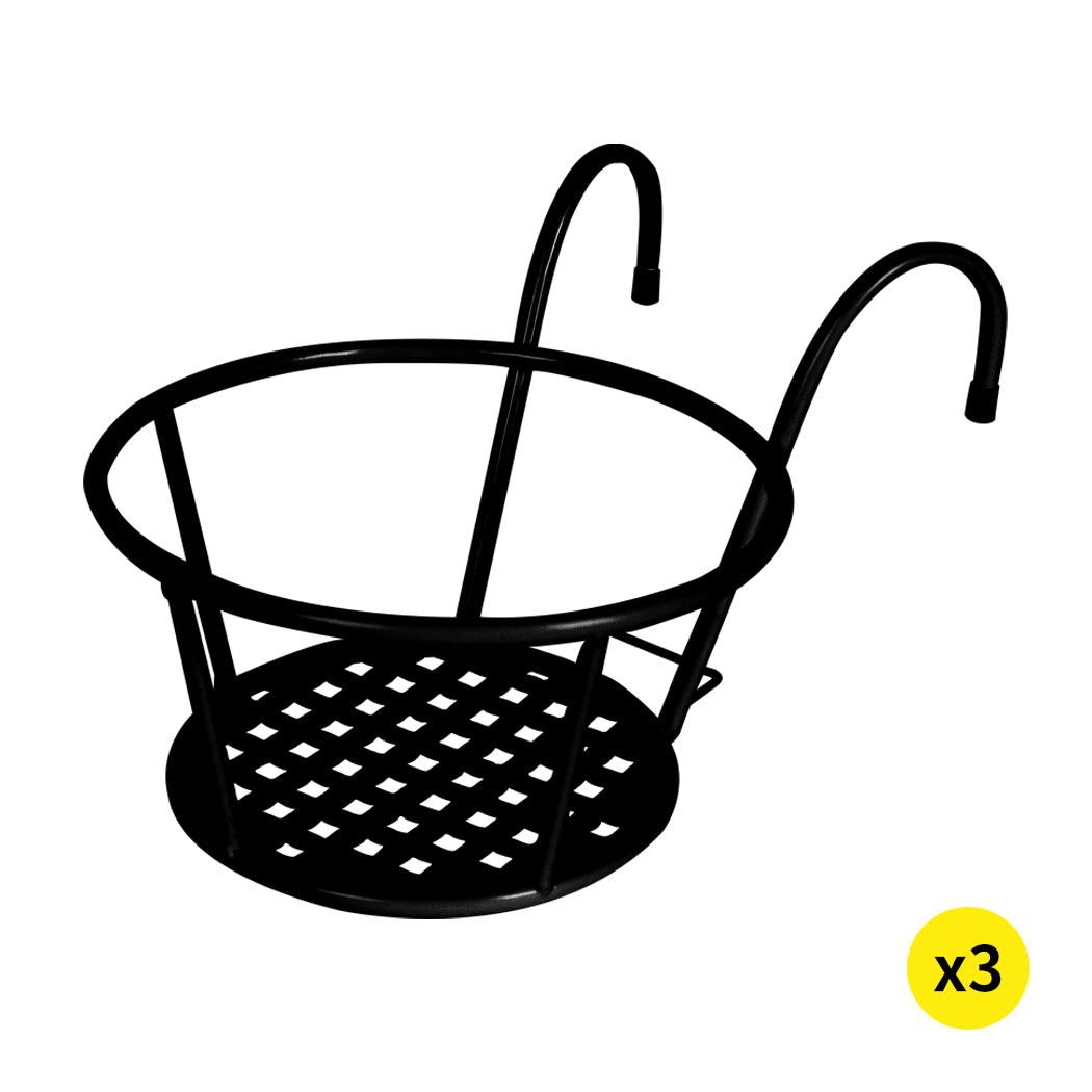 Levede 3x Plant Stand flower Holder Black