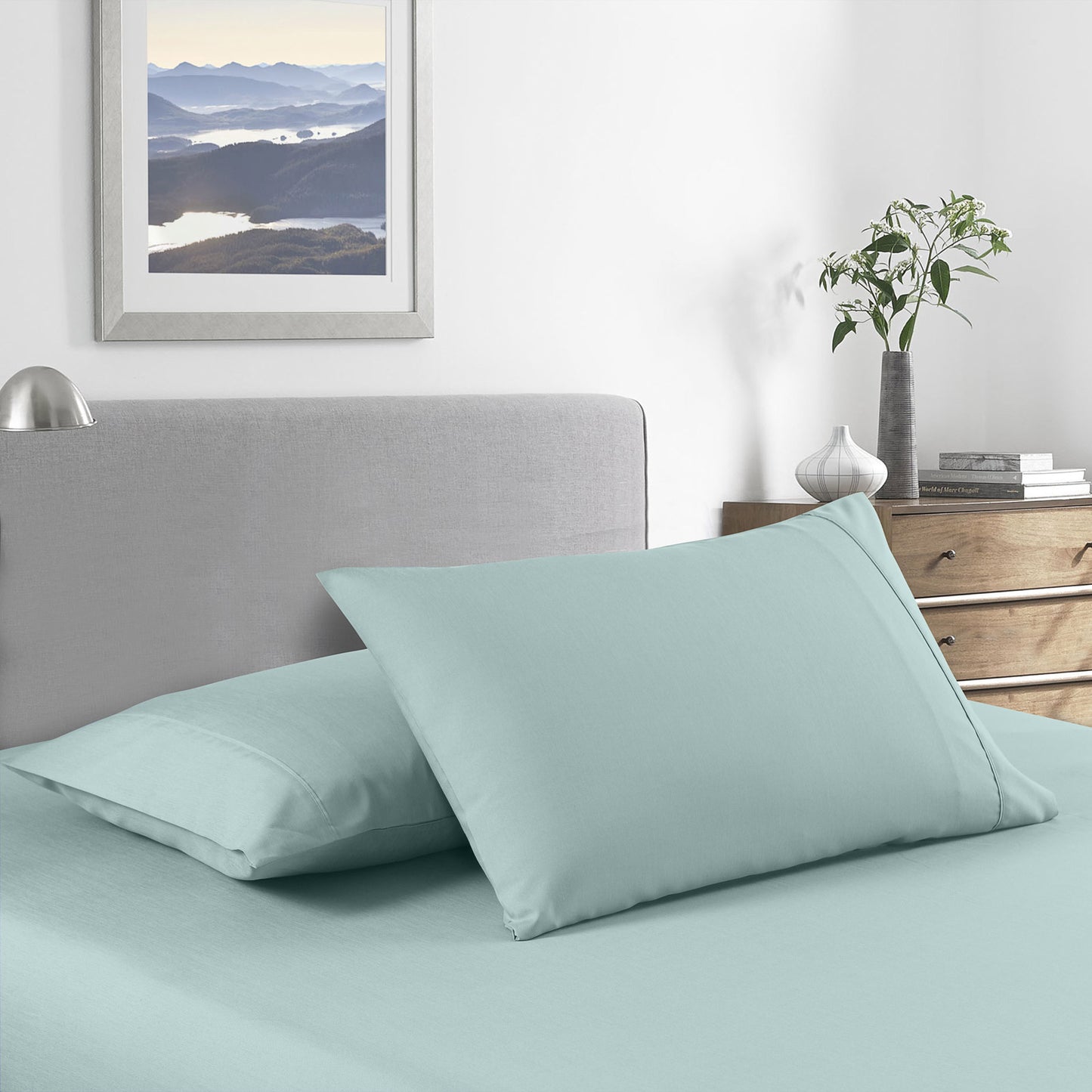 Royal Comfort Bamboo Cooling 2000TC Sheet Set - Single-Frost