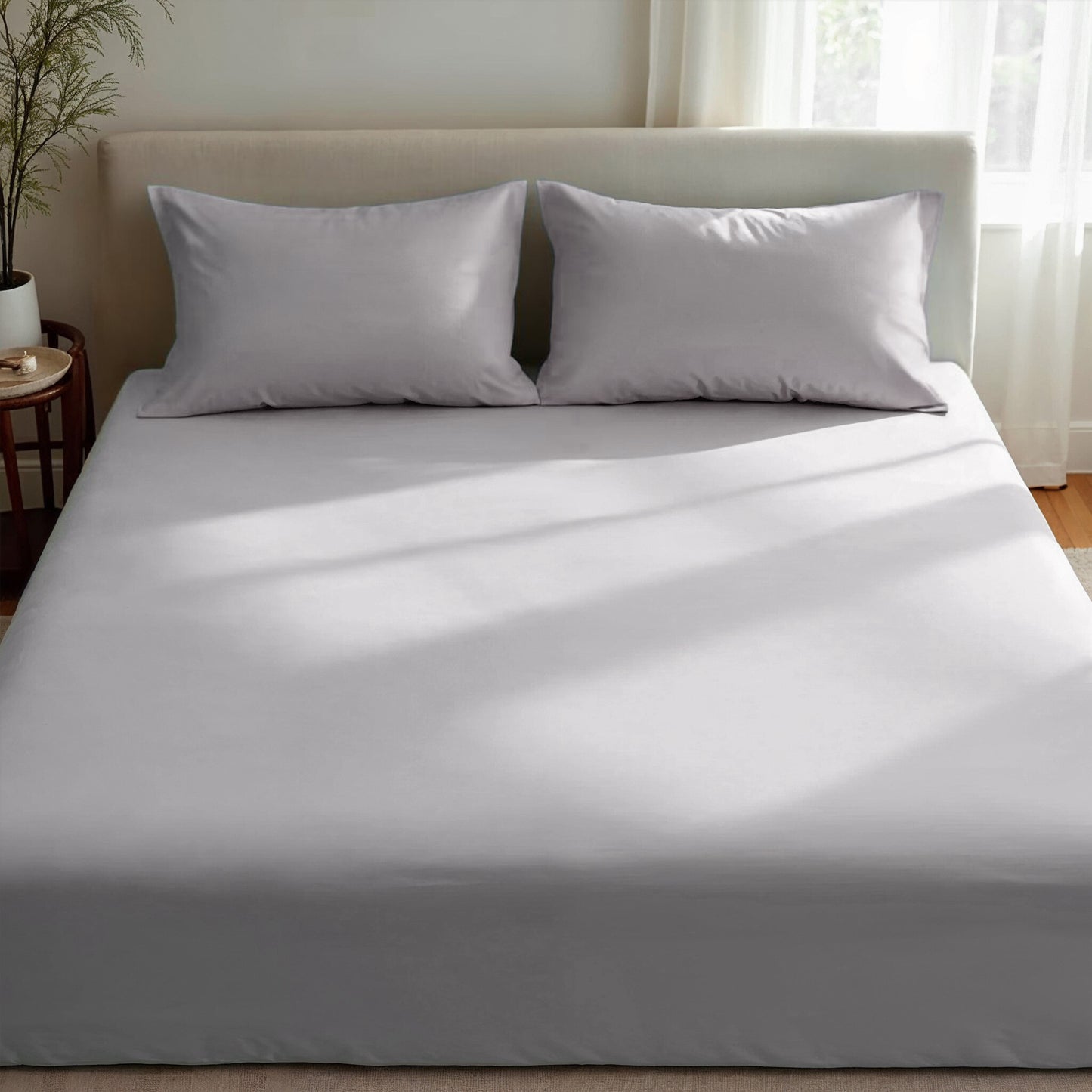 Royal Comfort 1500TC Cotton Rich Fitted sheet 3 PC Set Double-Indigo