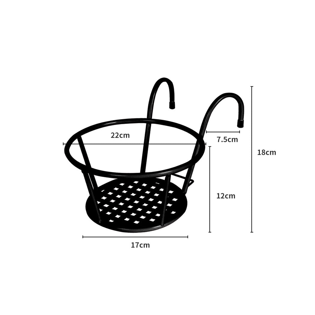 Levede 3x Plant Stand flower Holder Black