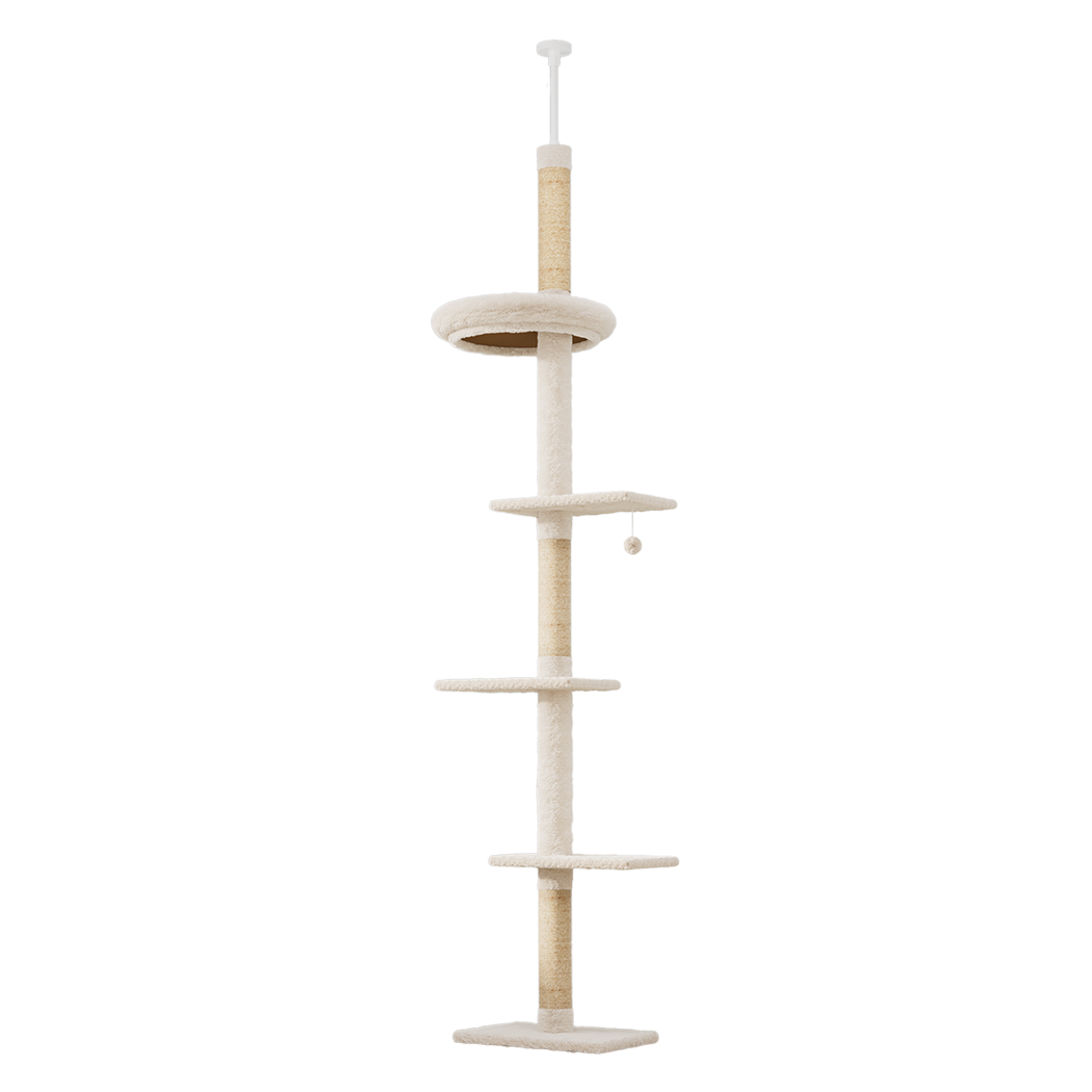 Pawz Cat Tree Tower Scratching Post Scratcher 230-275cm-1942353719148548104