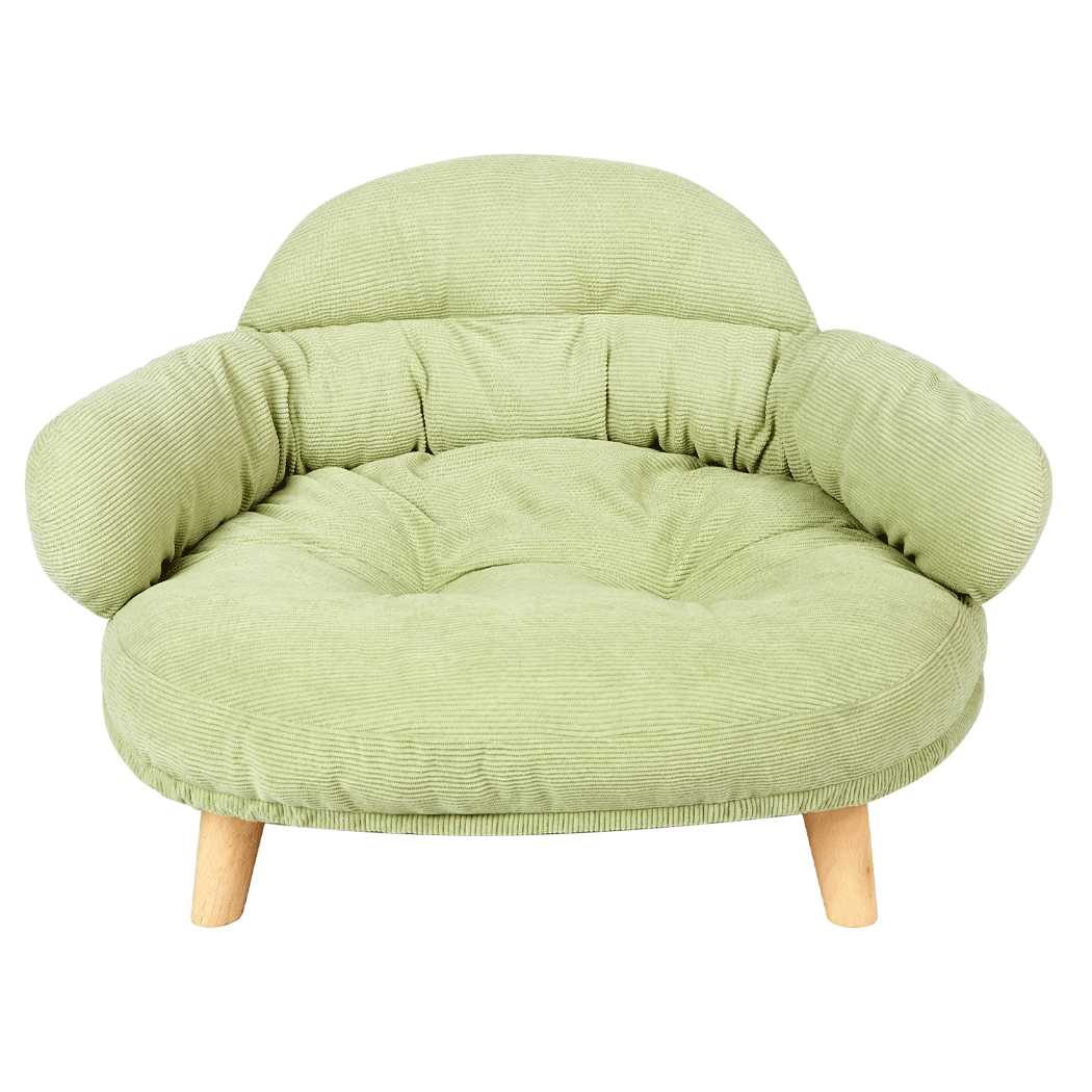 Pawz Elevated Pet Dog Cat Sofa Bed Couch L Size Green-1942353691378061320