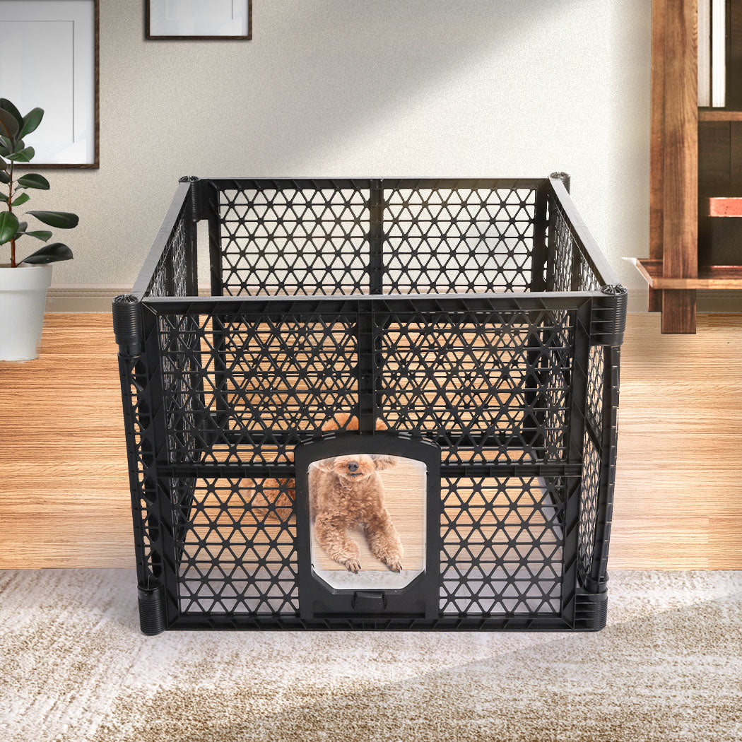 PaWz Pet Playpen Folding Dog Plastic S Small-1942353087087906822