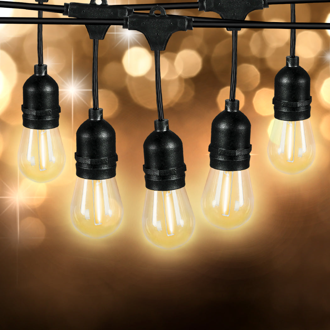 Emitto Solar LED Festoon String Lights