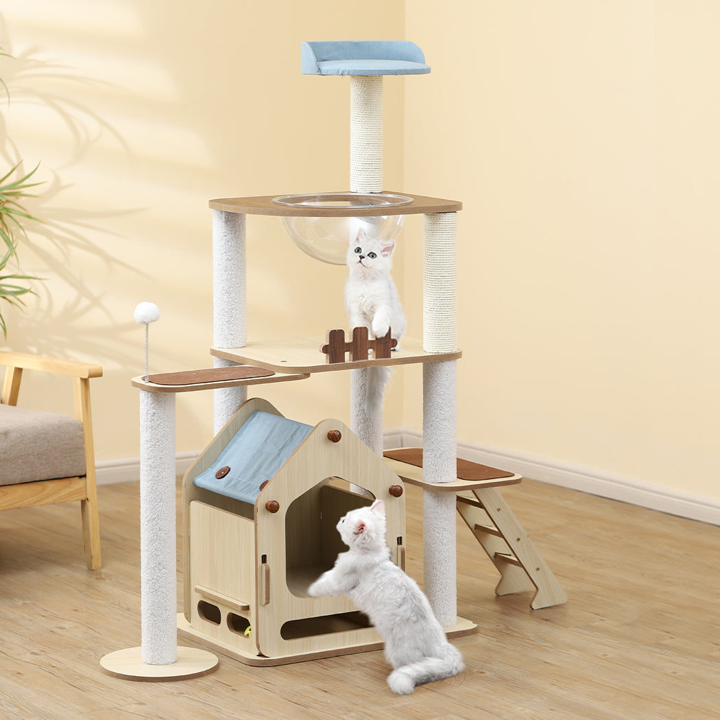 PaWz Cat Tree Scratching Post Scratcher-1942352753707847686