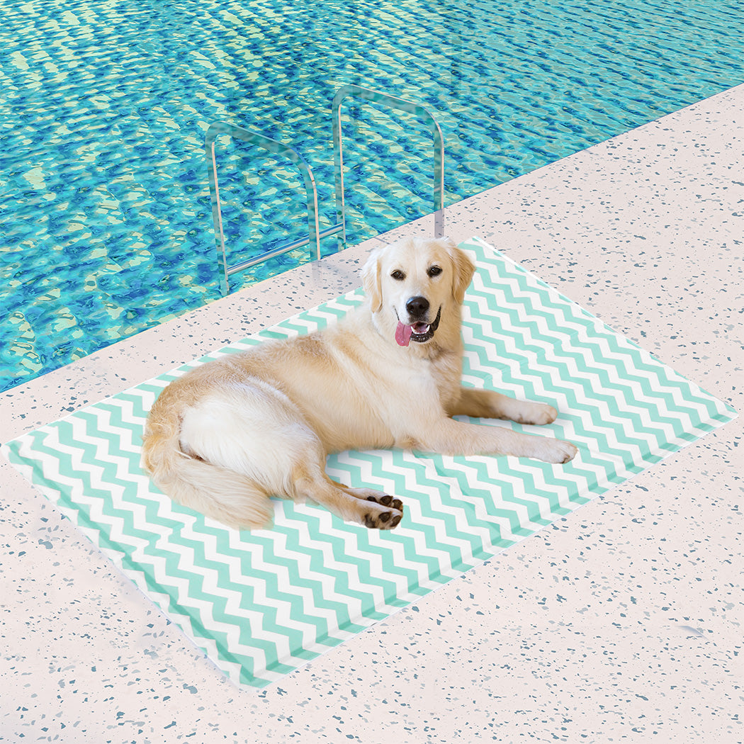 Pawz Pet Cooling Mat XL Green-1942353673657126918