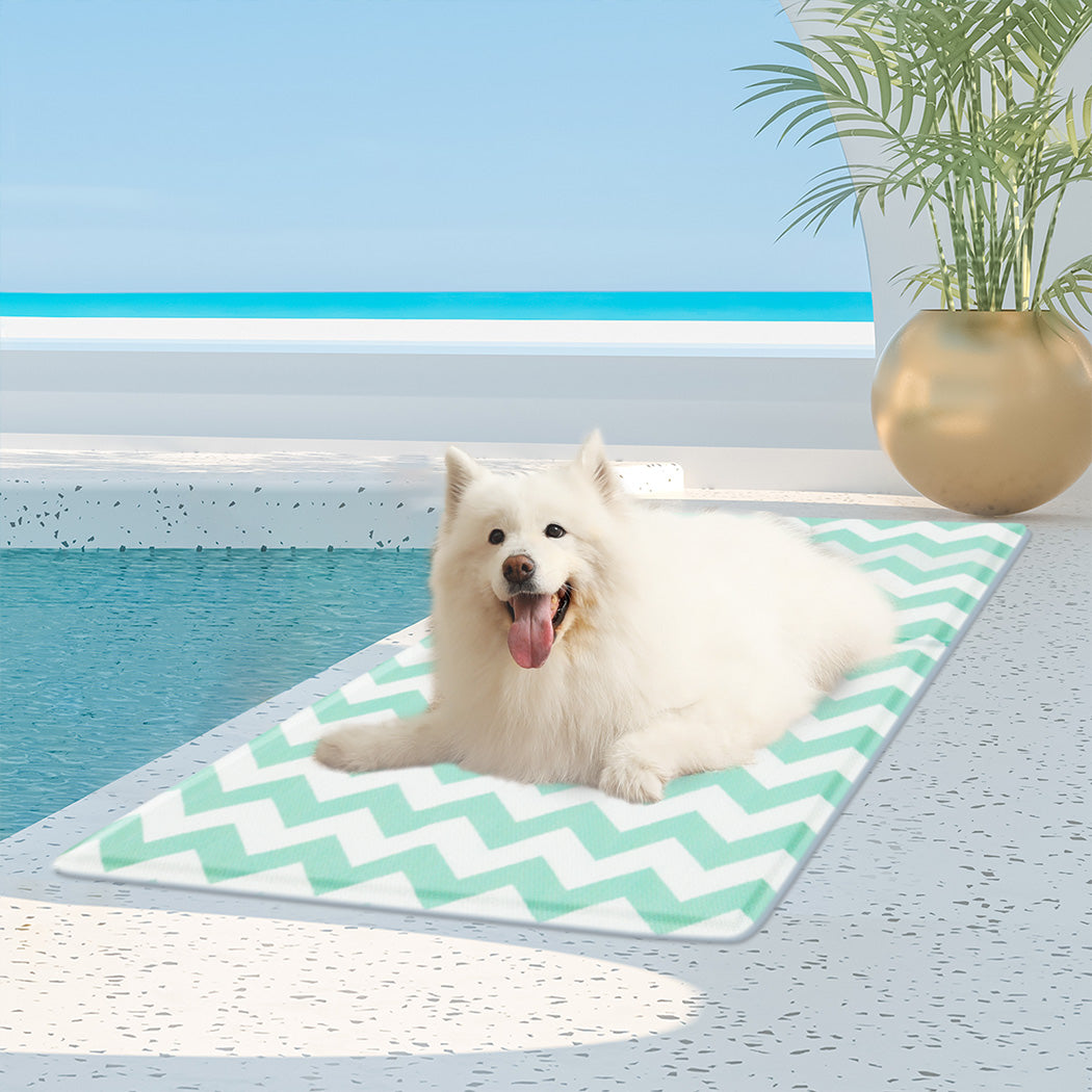Pawz Pet Cooling Mat L Green-1942353671471894534