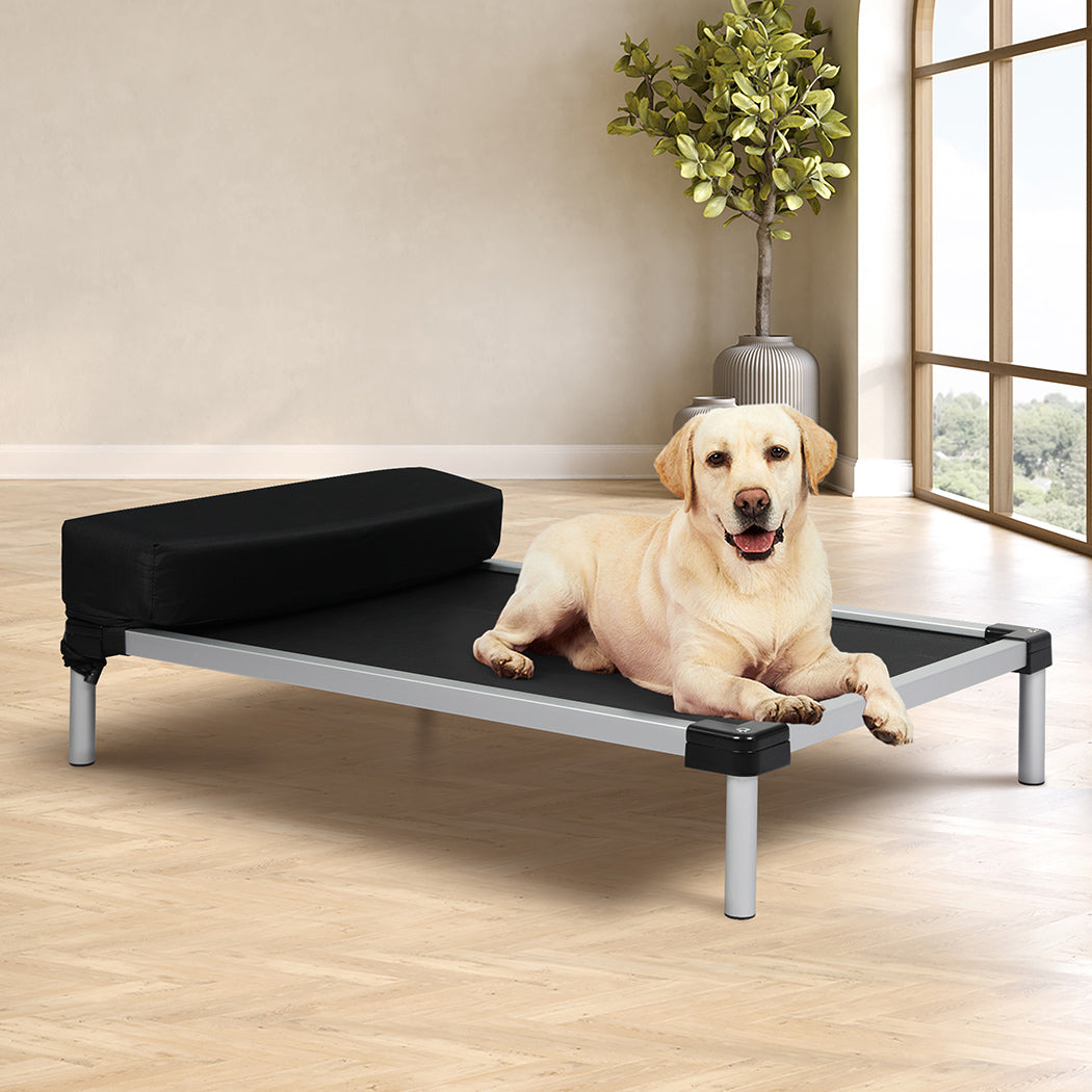 PaWz Pet Trampoline Aluminium Frame XL Black X-Large-1942352765598699526