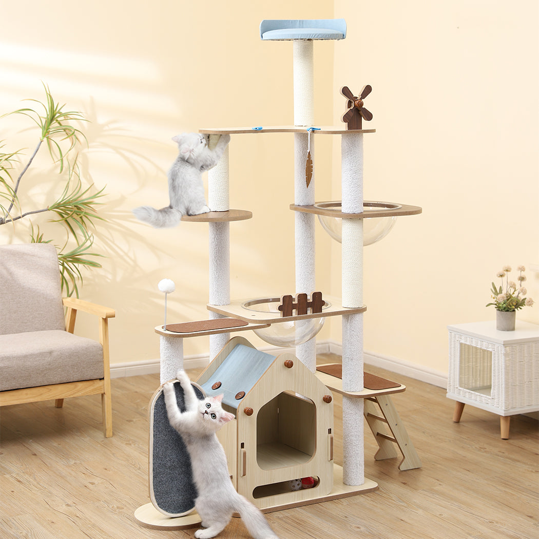 PaWz Cat Tree Scratching Post Scratcher-1942352753871425542