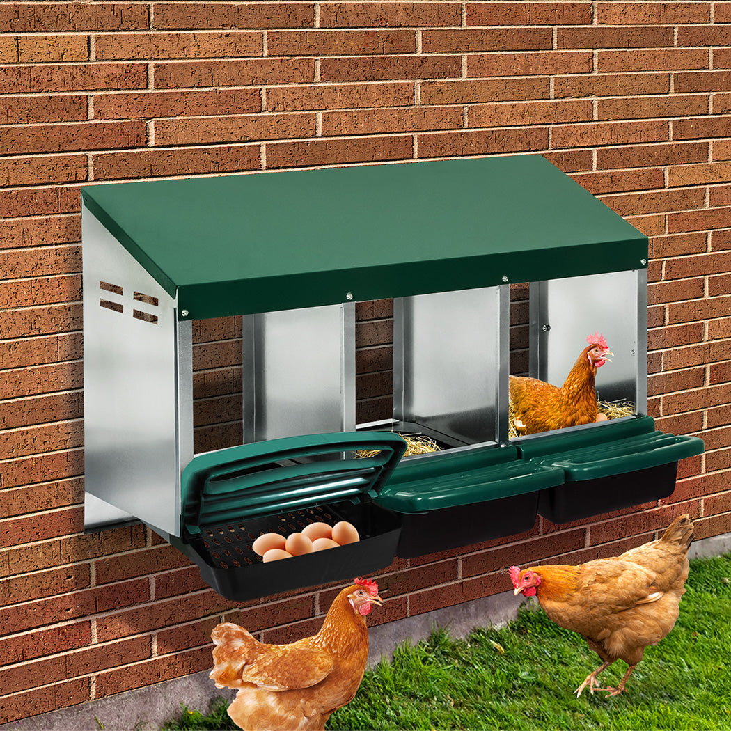 Pawz Chicken Hen Coop Hutch-1942353687401861126