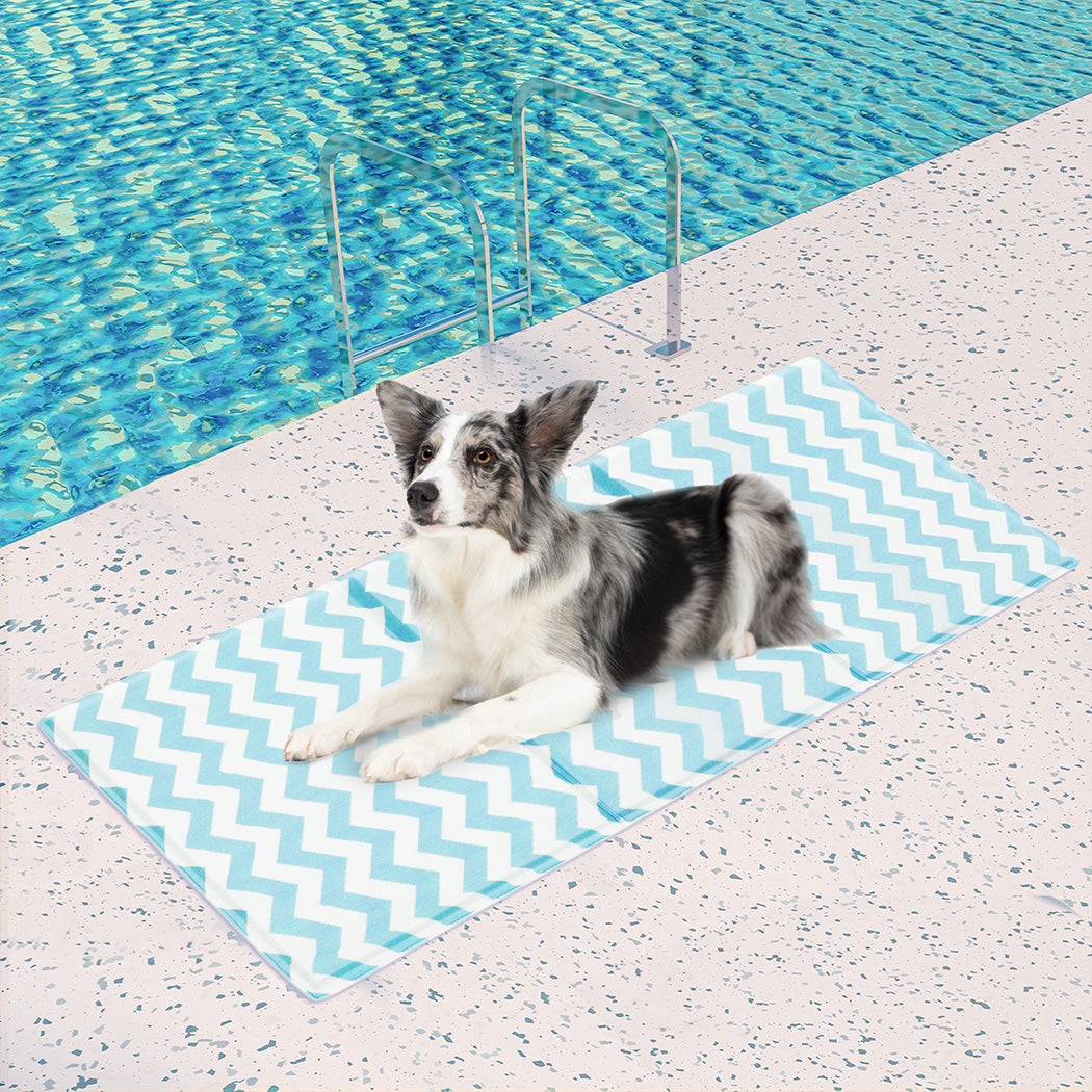 Pawz Pet Cooling Mat L Blue-1942353671090212871