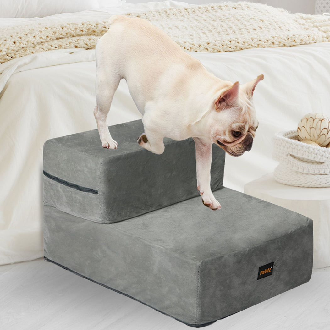 PaWz Pet Stairs 2 Step Ramp Portable Small-1910112952749527047