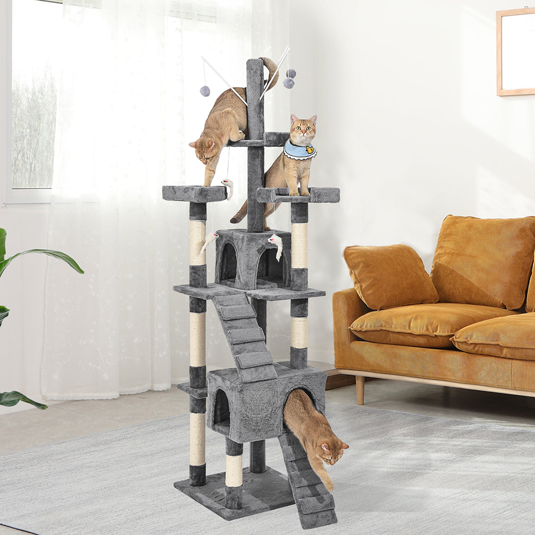 PaWz Cat Tree Scratching Post Scratcher Grey-1942353259192782855
