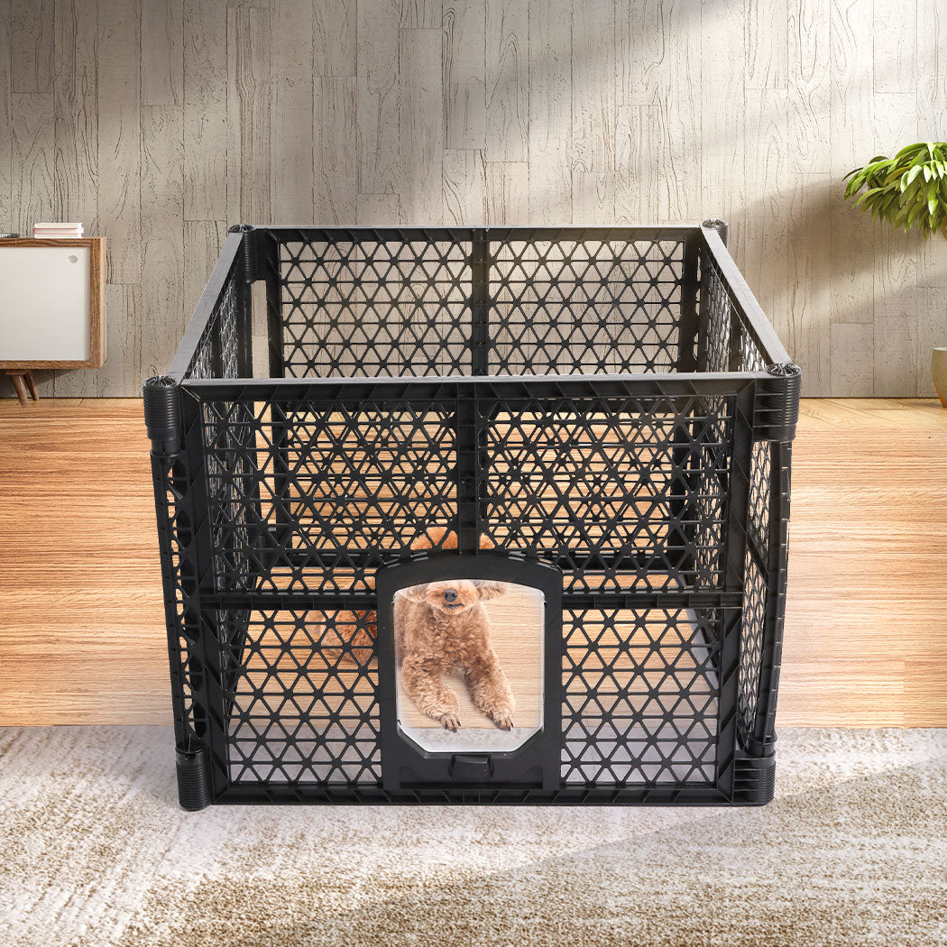 PaWz Pet Playpen Folding Dog Plastic S Small-1942353087087906823