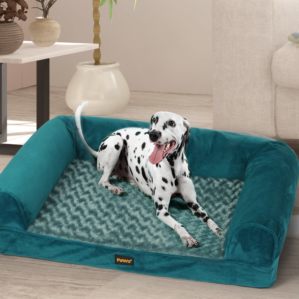 PaWz Pet Bed Sofa Dog Bedding Soft Warm XL Blue X-Large-1942353067940909063