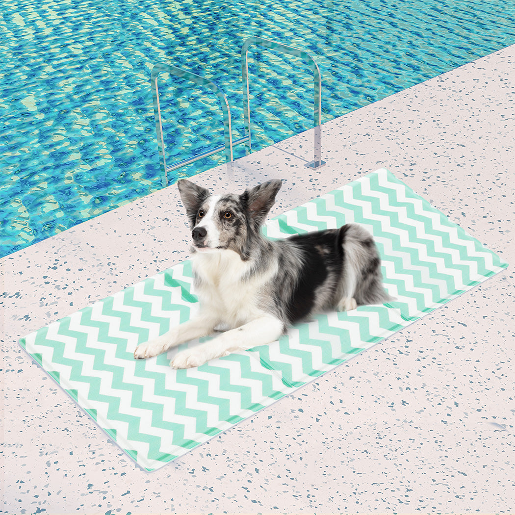 Pawz Pet Cooling Mat L Green-1942353671471894535