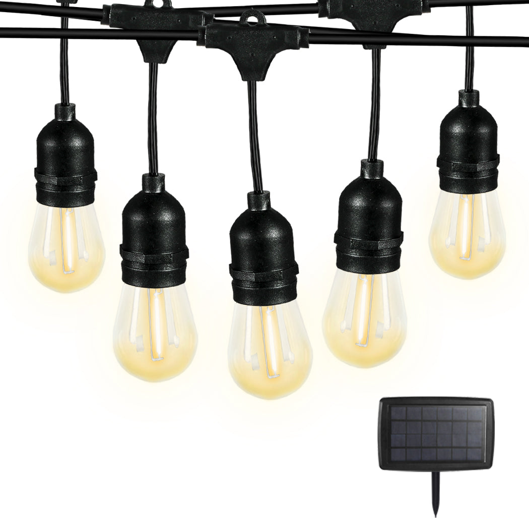 Emitto Solar LED Festoon String Lights