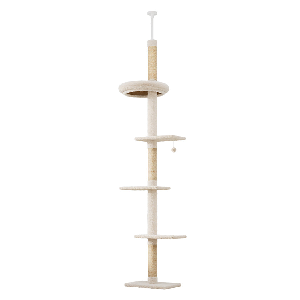 Pawz Cat Tree Tower Scratching Post Scratcher 230-275cm-1942353719148548096