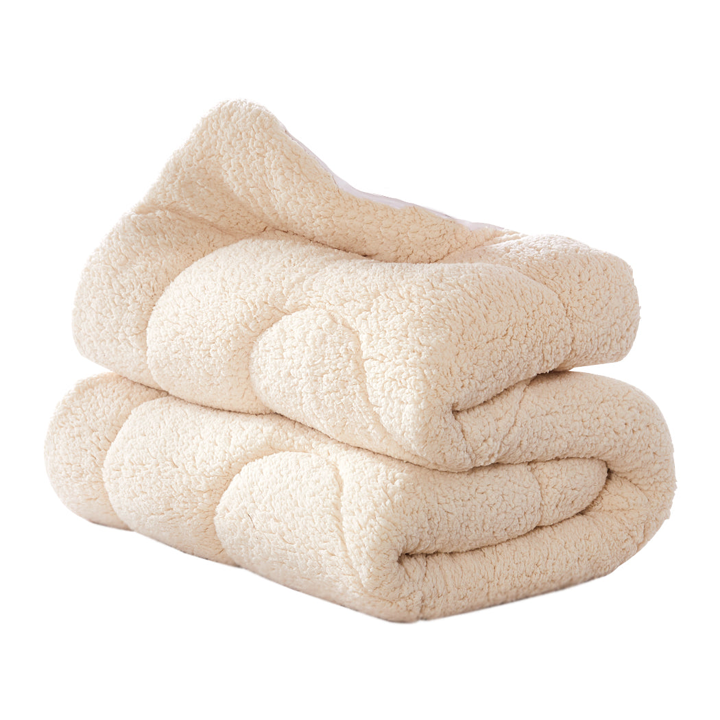 DreamZ Mattress Topper 100% Wool Underlay Double