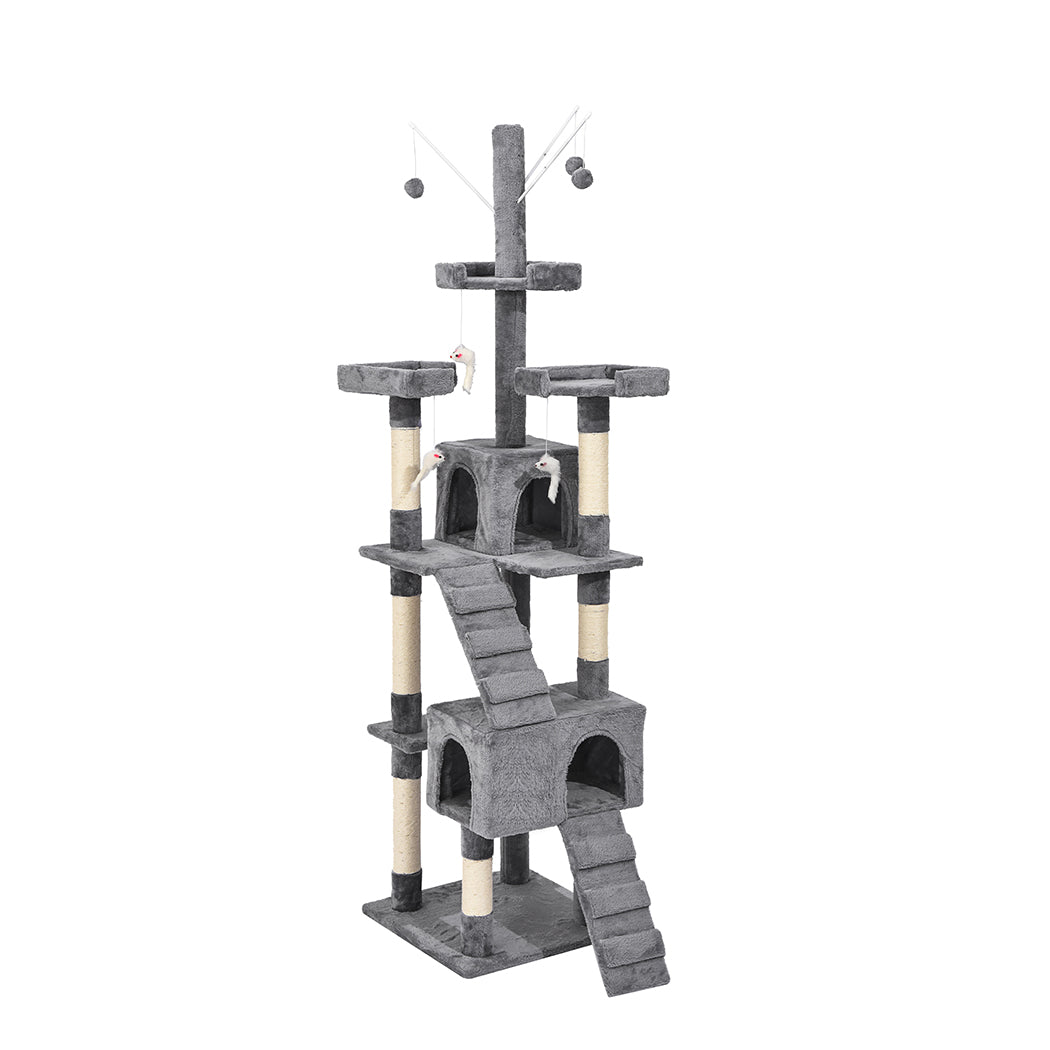 PaWz Cat Tree Scratching Post Scratcher Grey-1942353259192782848