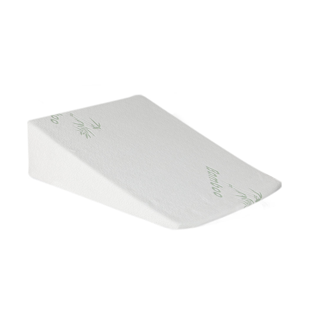 DreamZ Bedding Wedge Pillow Memory Foam White 19