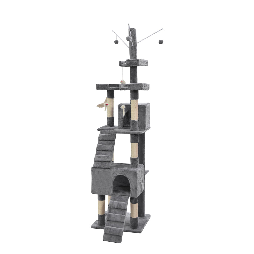 PaWz Cat Tree Scratching Post Scratcher Grey-1942353259192782849