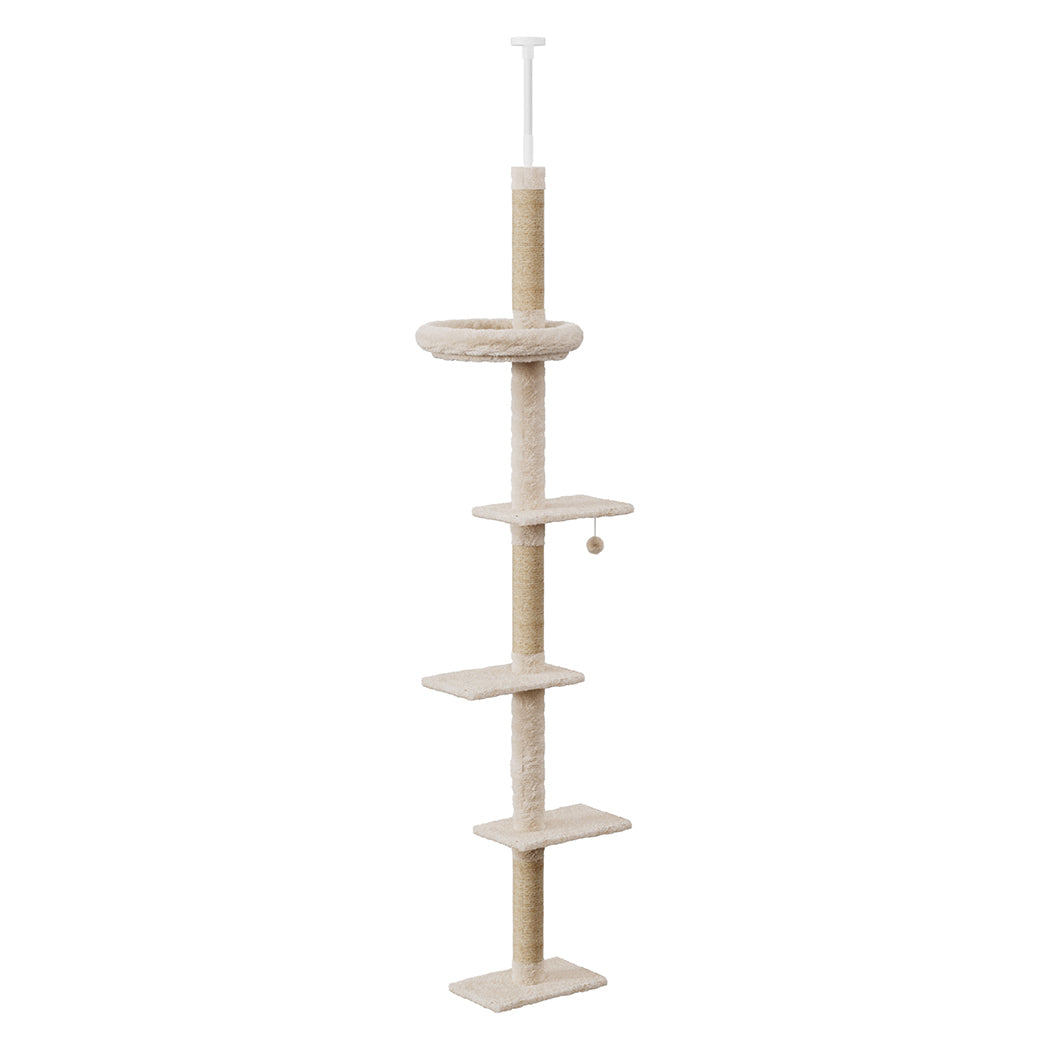Pawz Cat Tree Tower Scratching Post Scratcher 230-275cm-1942353719148548097
