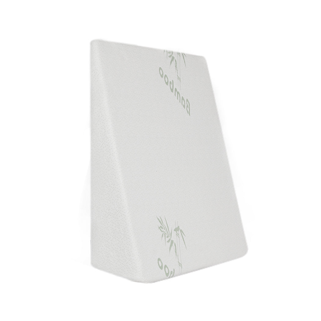 DreamZ Bedding Wedge Pillow Memory Foam White 19