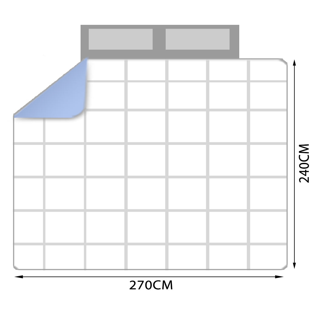 DreamZ Quilts Bamboo Quilt Winter All Super King