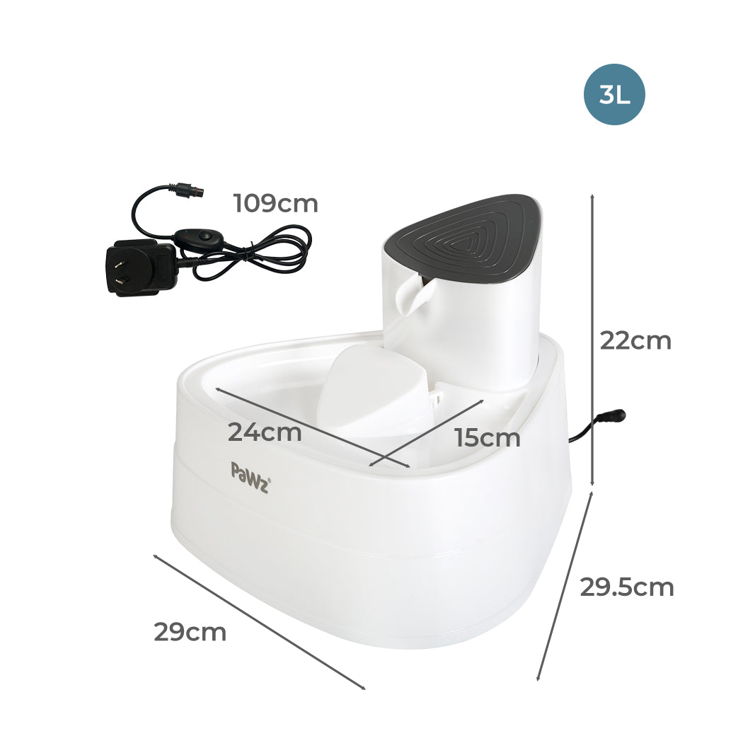 PaWz Electric Pet Water Fountain Drinking-1942352761987403778