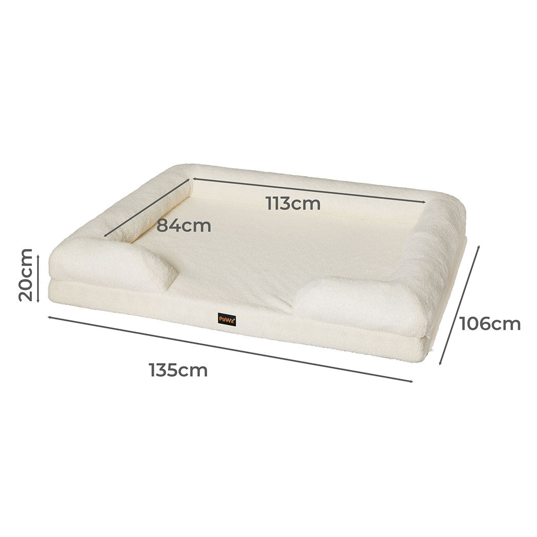 PaWz Memory Foam Pet Sofa Bed-1942353800199278594