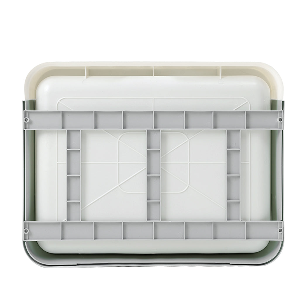 PaWz Foldable Cat Litter Box Tray Enclosed Grey-1942352746757885955