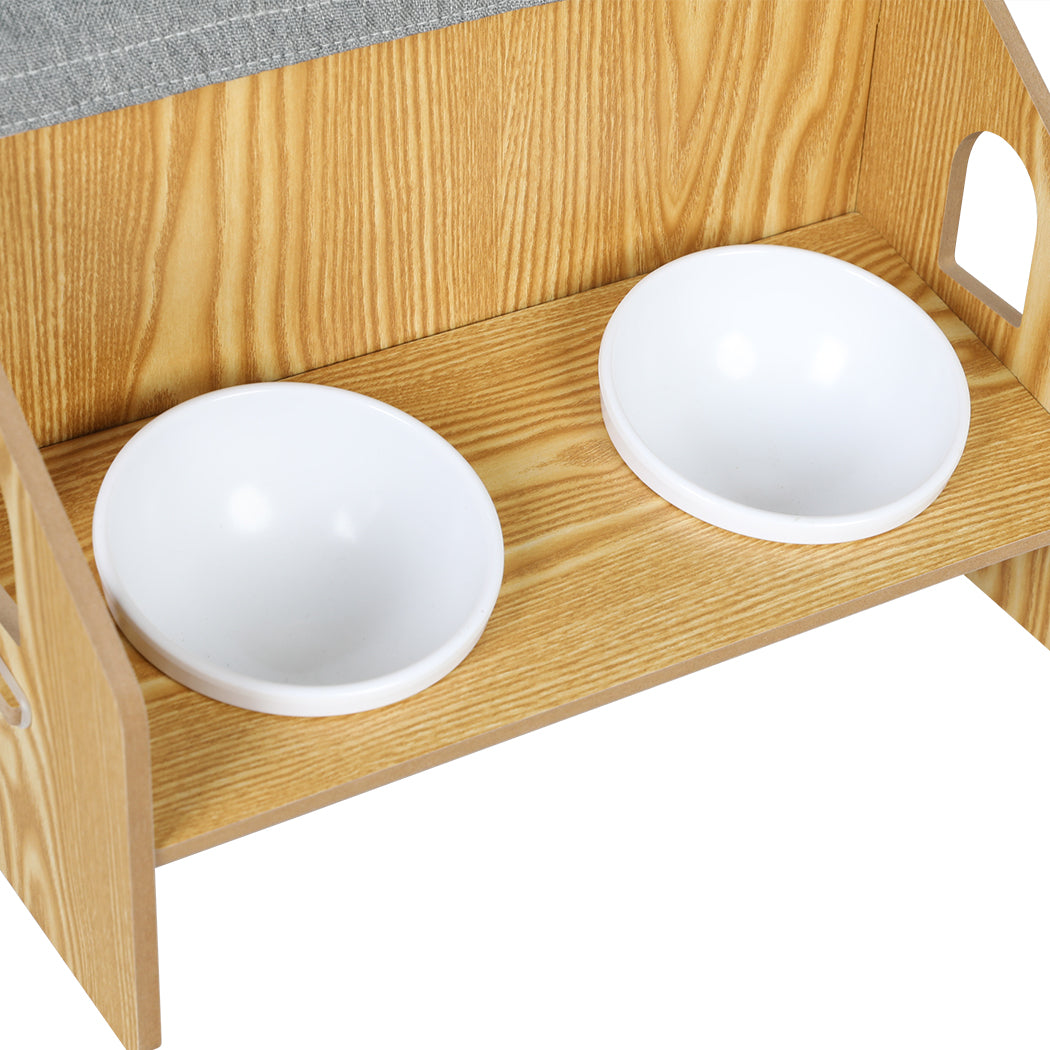 PaWz Wooden Pet House Cat Kennel Elevated-1942352763170197507