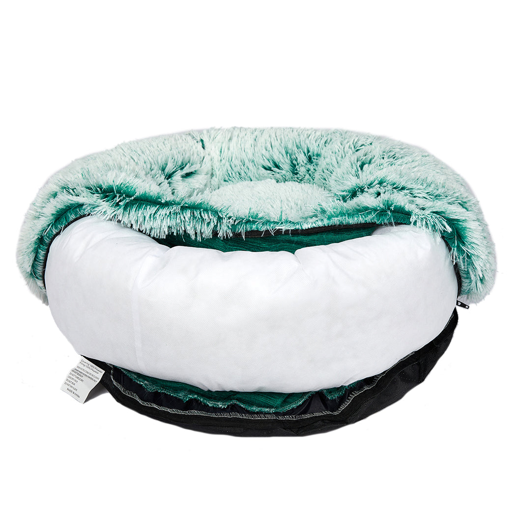 PaWz Pet Bed Cat Dog Donut Nest Calming XL Teal X-Large-1942353072865021956
