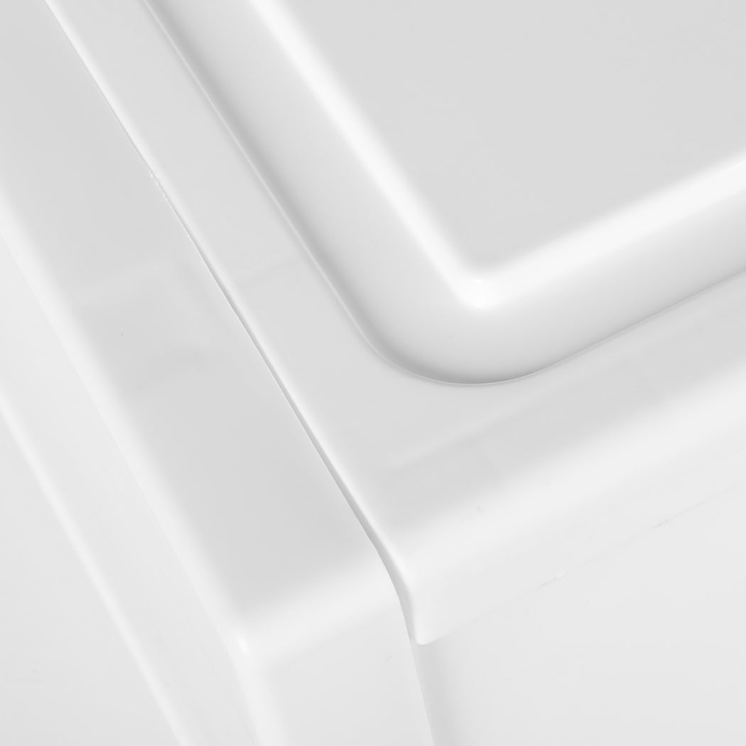 Plastic Storage Drawers Stackable Containers S 4PK Small