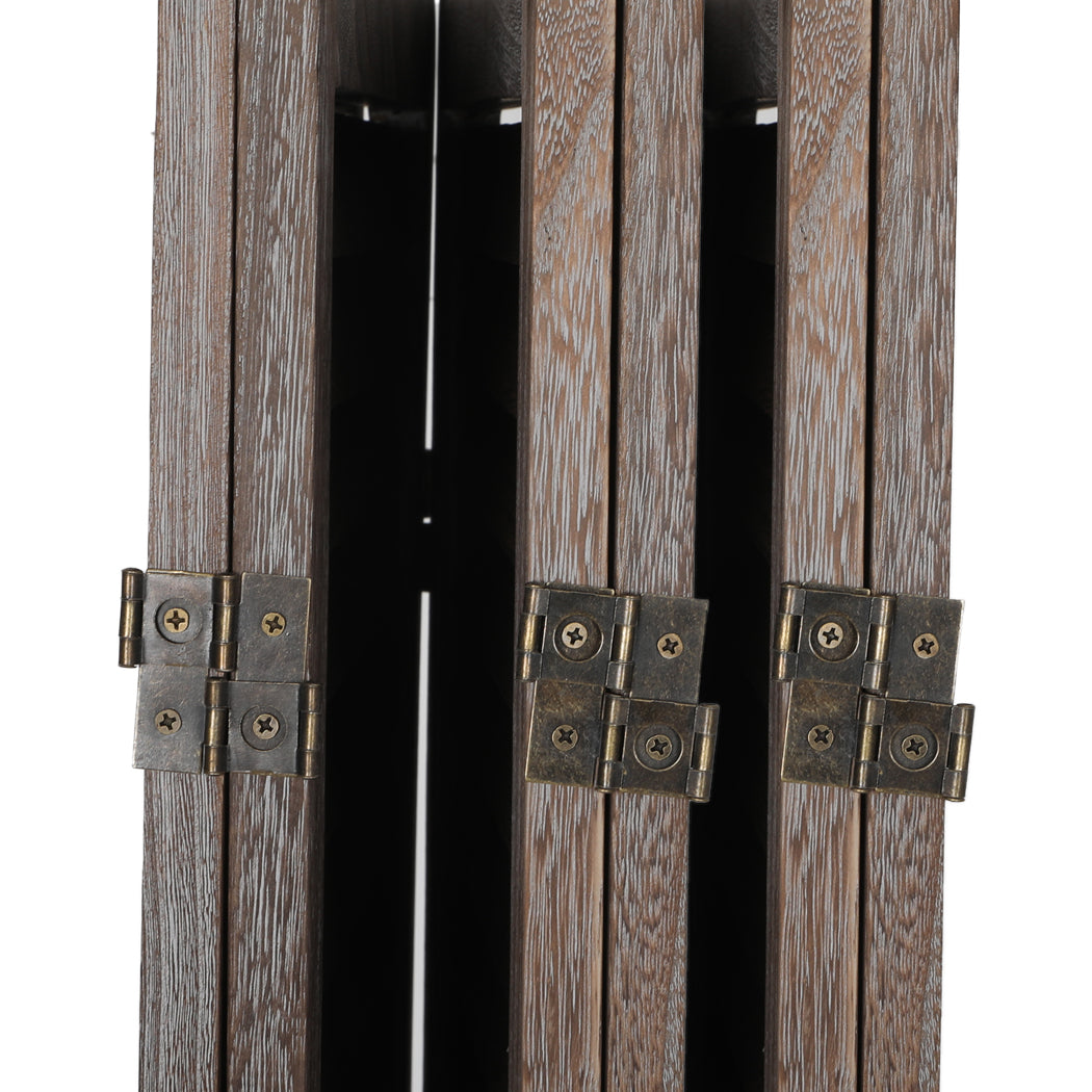 Levede 6 Panel Partition Room Divider Brown