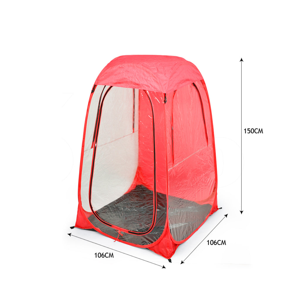 Mountview Pop Up Tent Camping Outdoor Red