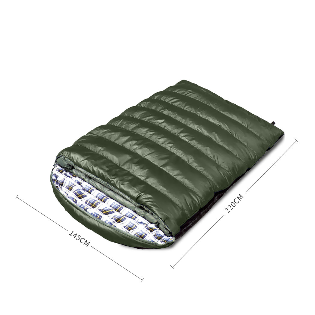 Mountview Sleeping Bag Double Bags Outdoor