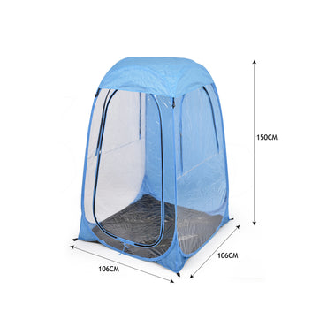 Mountview Pop Up Tent Camping Weather Blue