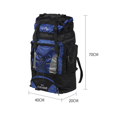 Military Backpack Tactical Hiking Camping Blue