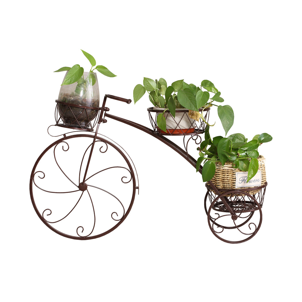 Levede Plant Stand Outdoor Indoor Metal Bronze