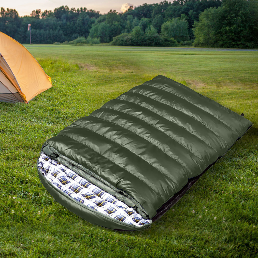 Mountview Sleeping Bag Double Bags Outdoor