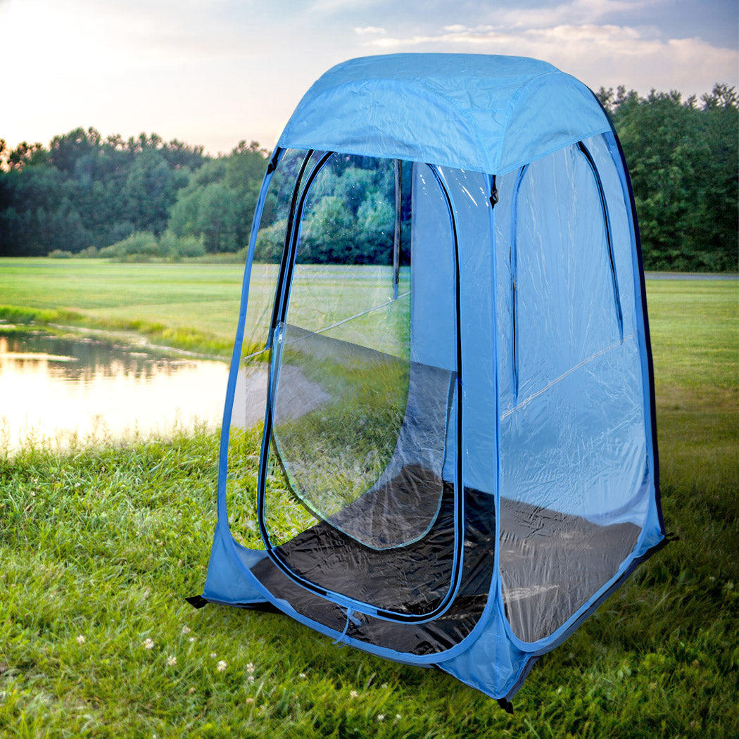 Mountview Pop Up Tent Camping Weather Blue