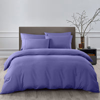 Royal Comfort Bamboo Cooling 2000TC Quilt Cover Set - Double-Royal Blue