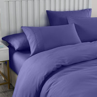 Royal Comfort Bamboo Cooling 2000TC Quilt Cover Set - Queen - Royal Blue