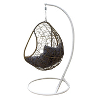 Arcadia Furniture Rocking Egg Chair - Oatmeal and Grey