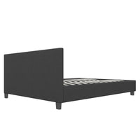 Milano Sienna Luxury Bed with Headboard (Model 2) - Charcoal No.35 - King