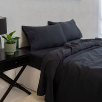 Royal Comfort - Balmain 1000TC Bamboo cotton Sheet Sets (King) - Charcoal