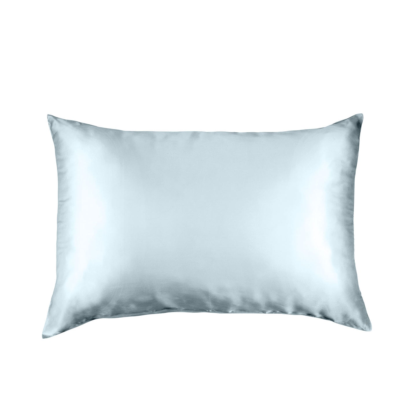 Pure Silk Pillow Case by Royal Comfort (Single Pack) - Soft Blue