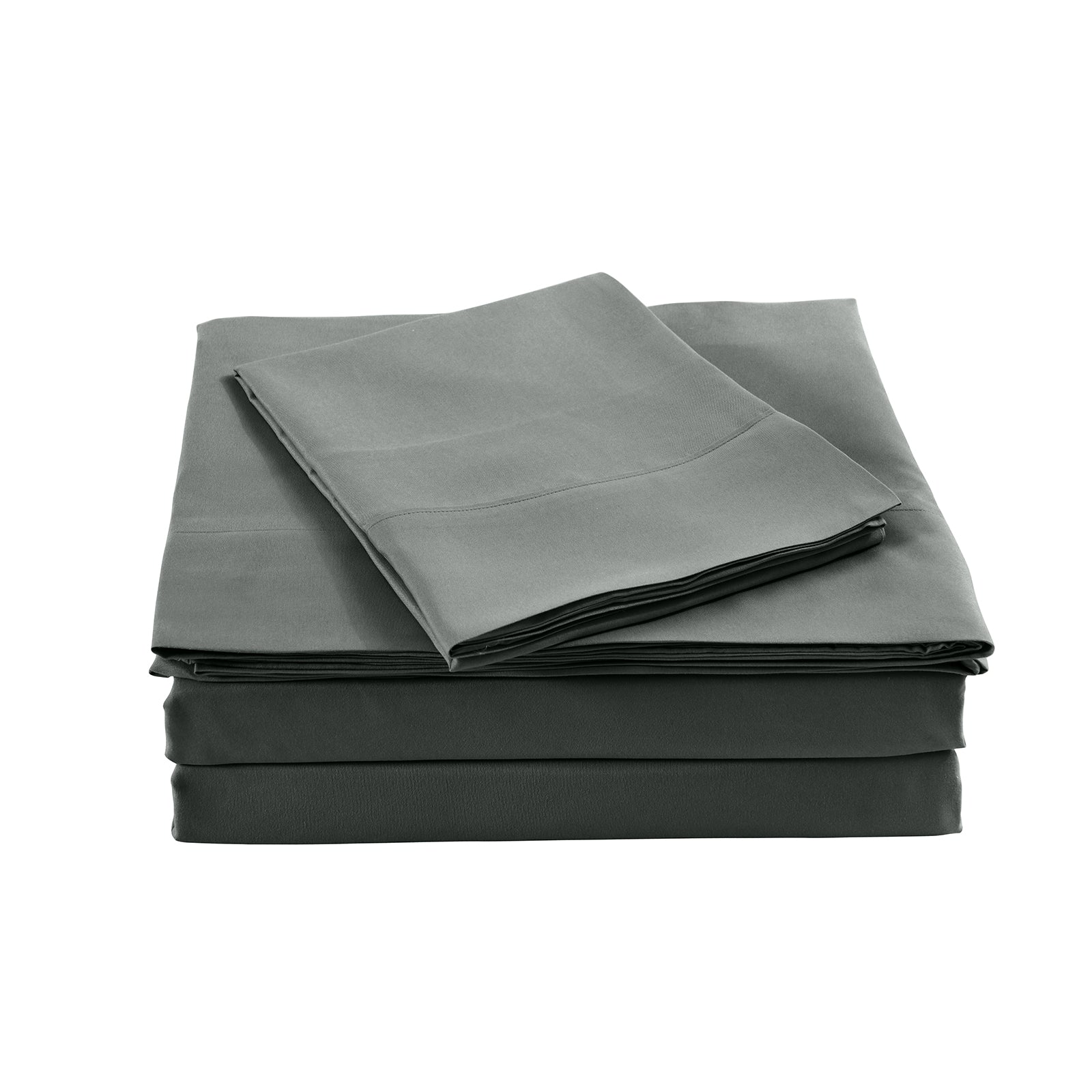 Royal Comfort Blended Bamboo Sheet Set Charcoal - King